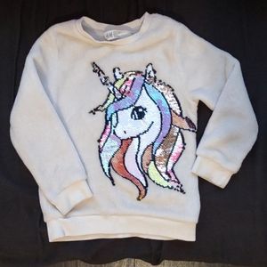 Girls Color Changing Unicorn Sweater